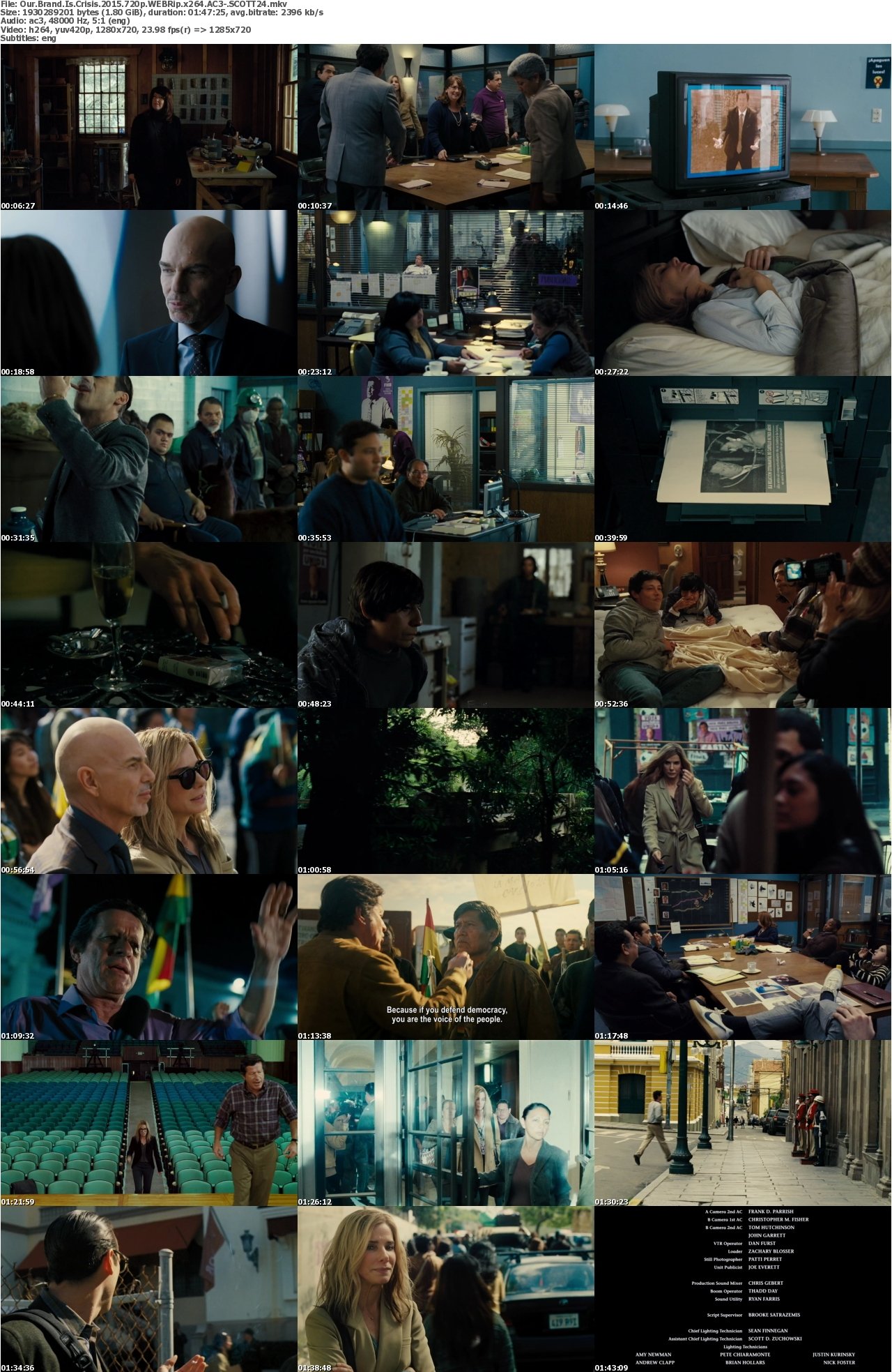 Our Brand Is Crisis 2015 720p WEBRip x264 AC3- SCOTT24