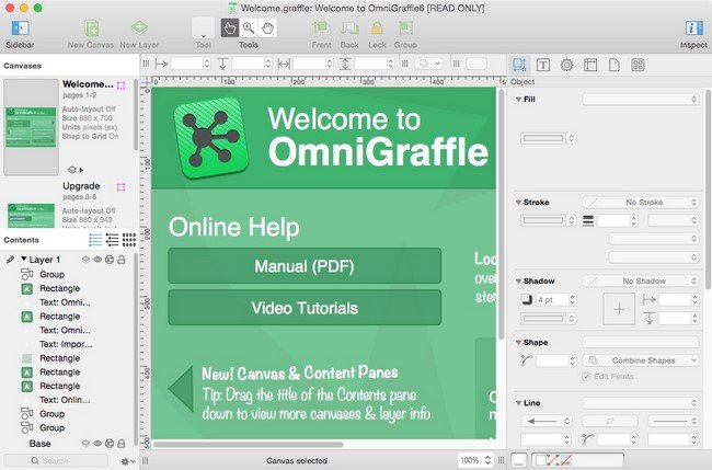 Buy OmniGraffle 5 Professional 64 bit