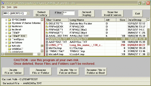 DelinvFile 5.01 Build 5.1.0.116 Portable