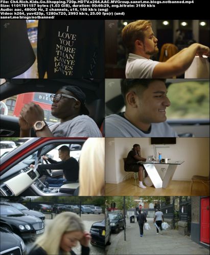 Channel 4 - Rich Kids Go Shopping (2016) 720p HDTV x264-MVGroup