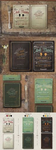 CreativeMarket Vintage Hand Lettering Invitation