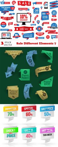 Vectors - Sale Different Elements 7