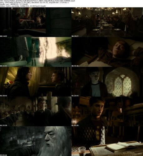 Harry Potter and the Half Blood Prince 2009 720p BluRay H264 AAC-RARBG