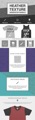 Creativemarket Heather Texture Bundle