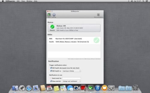 SSDReporter 1.0.6 build 835 MacOSX