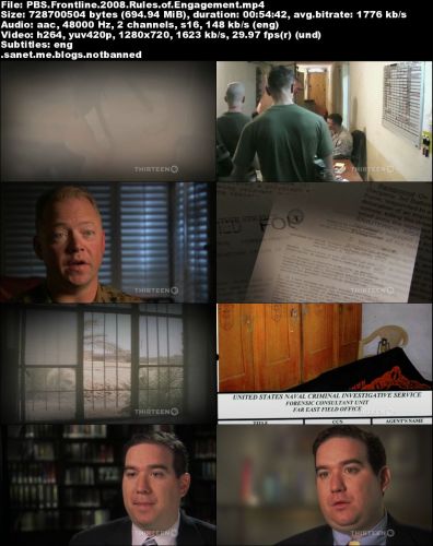 PBS Frontline - Rules of Engagement (2008) 720p HDTV x264-MVGroup