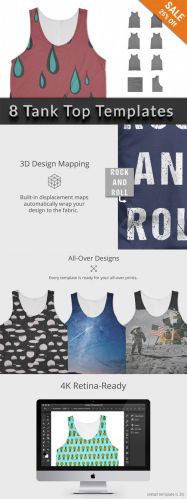 CreativeMarket Tank Top - Apparel Mockups 