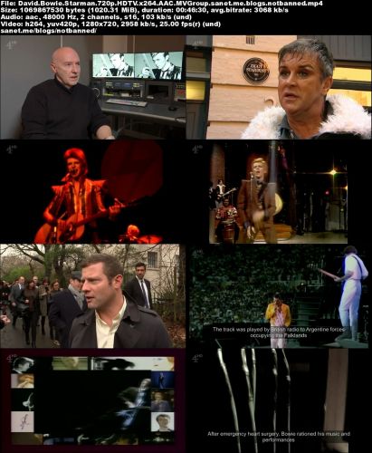 Channel 4 - David Bowie: Starman (2016) 720p HDTV x264-MVGroup