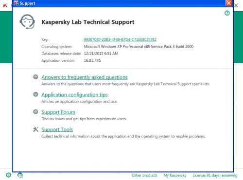 Kaspersky Antivirus / Internet Security / Total Security 2016 16.0.1.445 RC