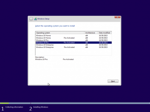 Windows 10 X64 build 10586 6in1 en-US Jan 2015