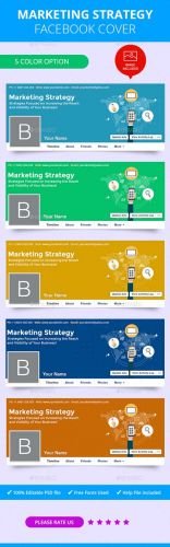 Graphicriver Marketing Strategy FB Covers