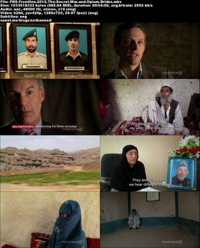 PBS - Frontline: The Secret War and Opium Brides (2012) 720p HDTV x264-MVGroup