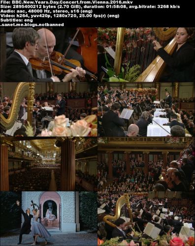 BBC - New Year's Day Concert from Vienna (2016) 720p HDTV x264-MVGroup