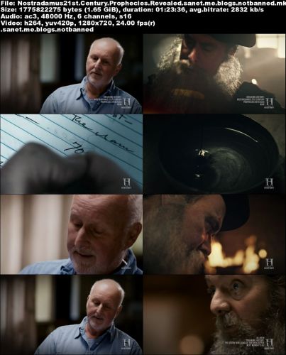 History Channel - Nostradamus 21st Century Prophecies Revealed (2015) 720p HDTV x264-DHD