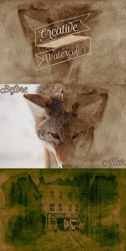 GraphicRiver Creative Watercolor Painting Vol. 01