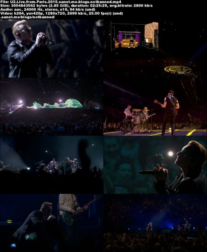 U2: Innocence plus Experience Live in Paris (2015) 720p HDTV x264-BATV