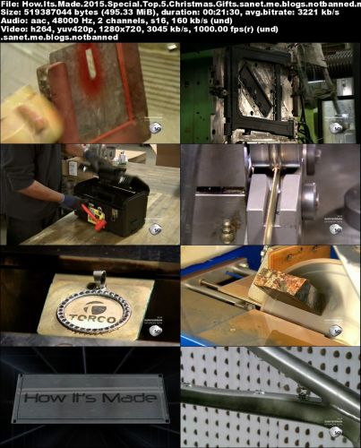 Discovery Channel - How its Made Special: Top 5 Christmas Gifts (2015) 720p HDTV x264-MVGroup
