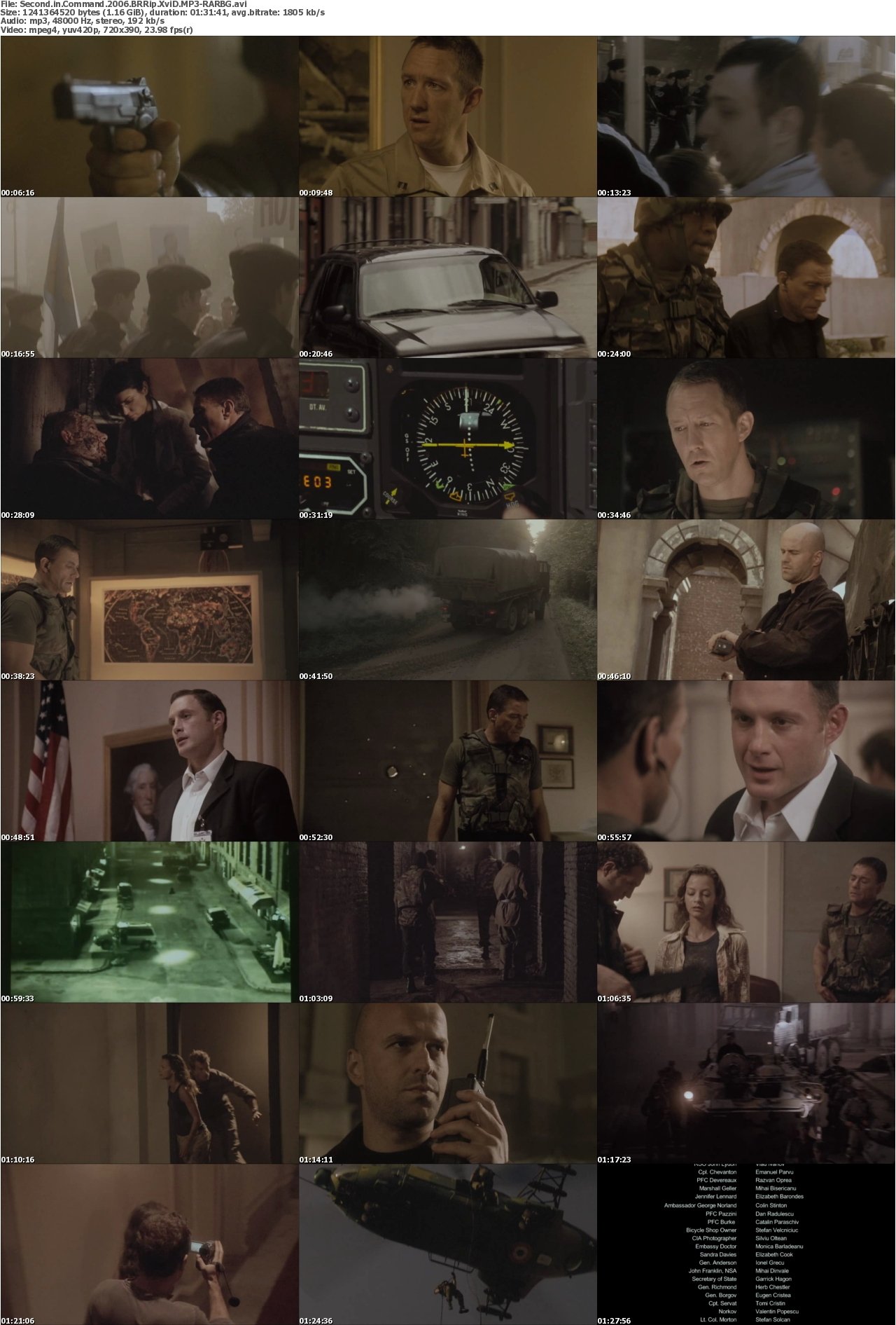 Second in Command 2006 BRRip XviD MP3-RARBG