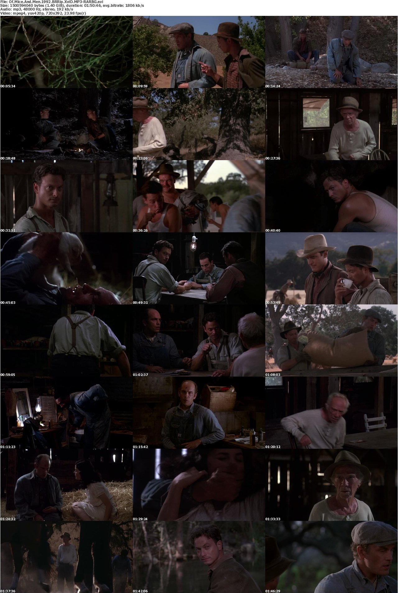 Of Mice And Men 1992 BRRip XviD MP3-RARBG