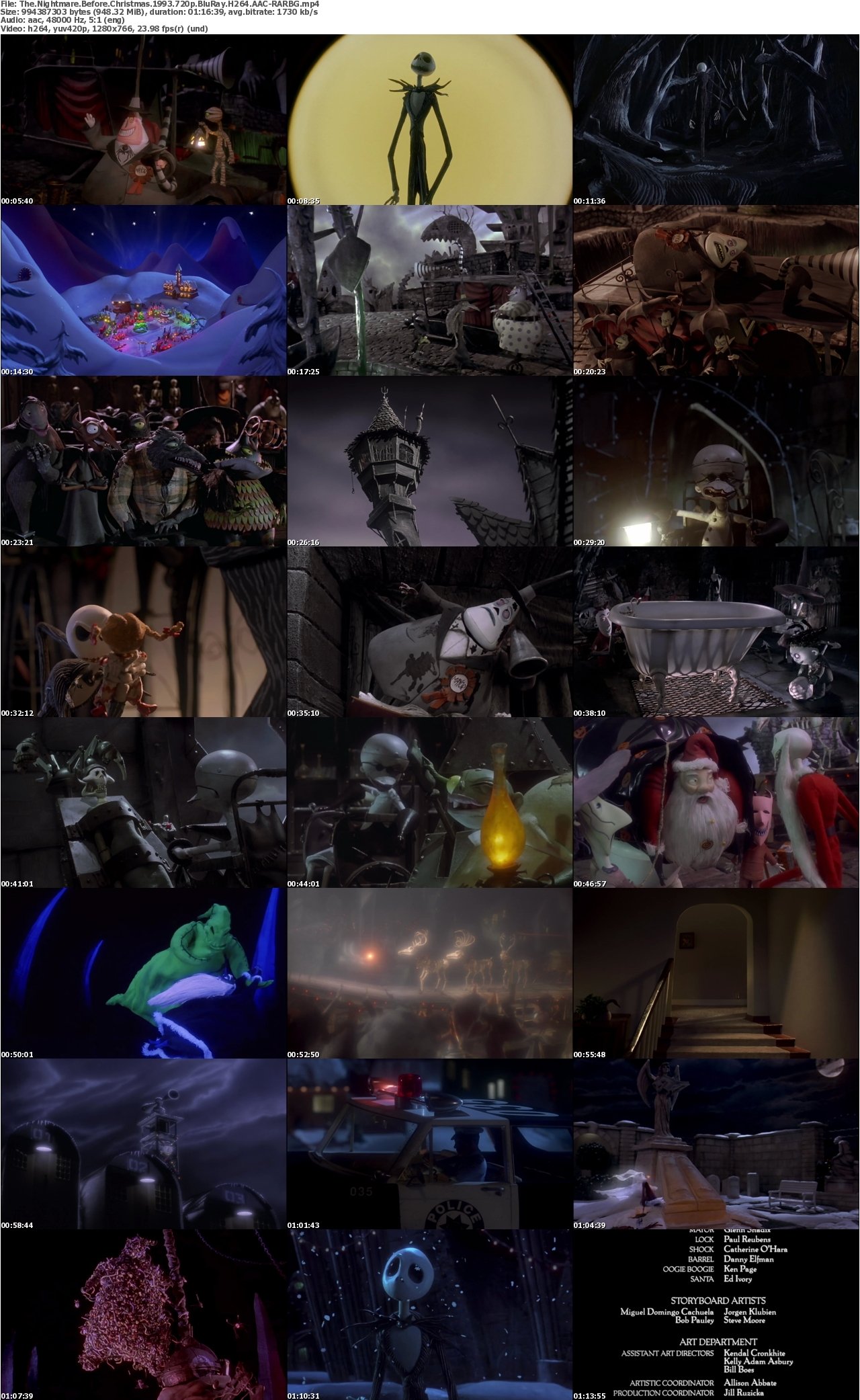 The Nightmare Before Christmas 1993 720p BluRay H264 AAC-RARBG