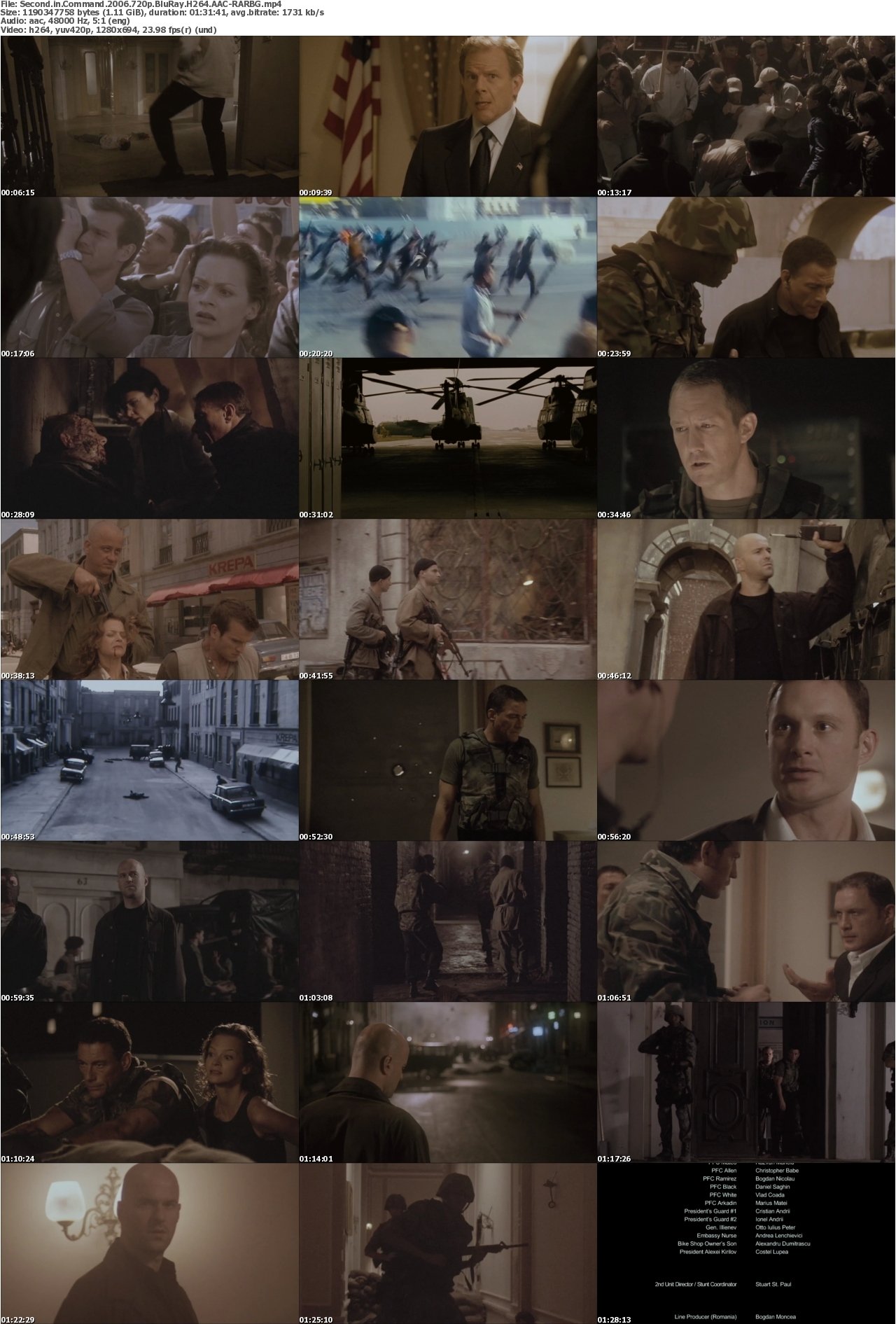 Second in Command 2006 720p BluRay H264 AAC-RARBG