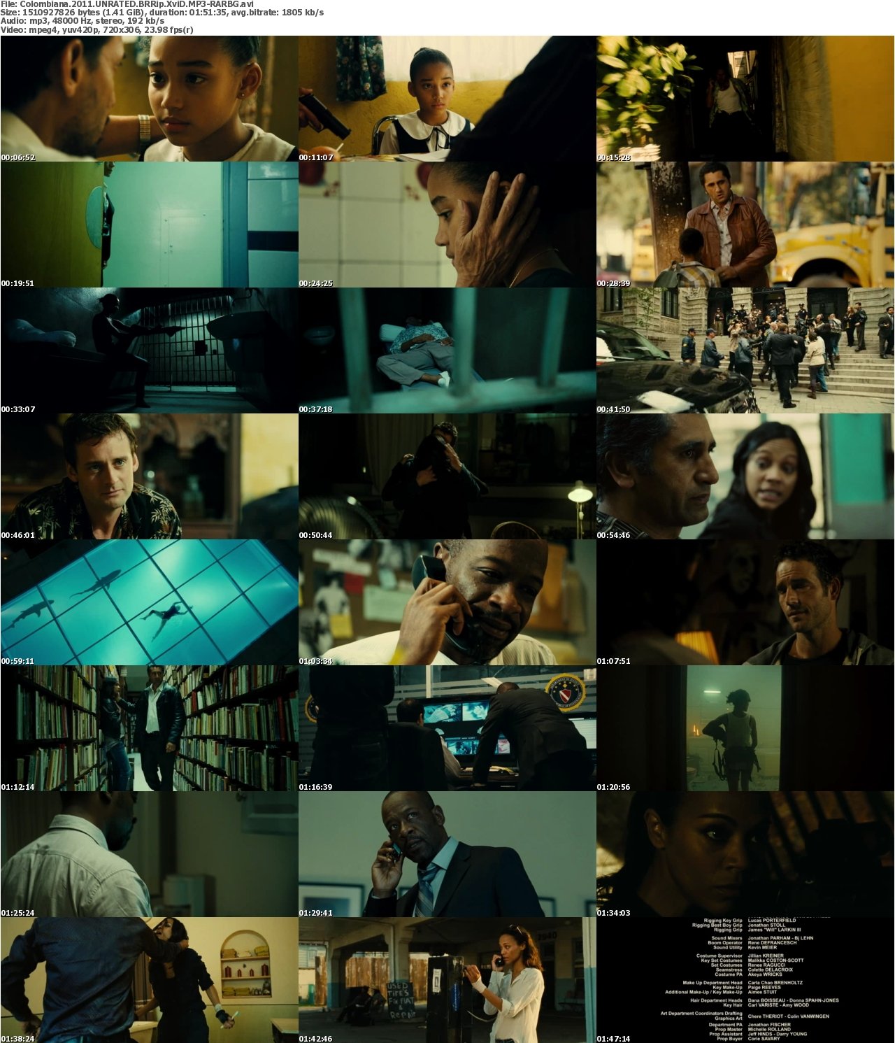 Colombiana 2011 UNRATED BRRip XviD MP3-RARBG