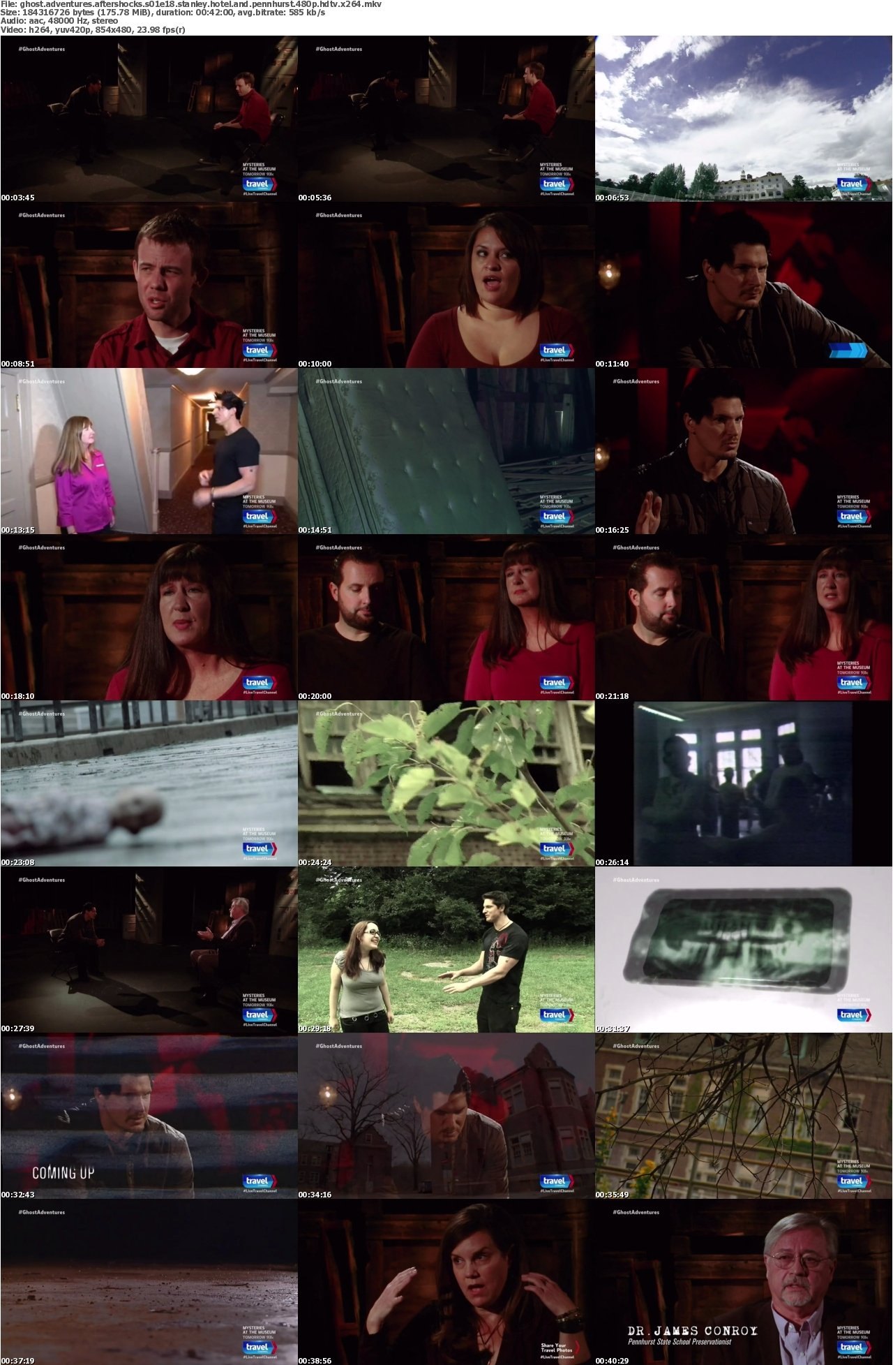 Ghost Adventures Aftershocks S01E18 Stanley Hotel and Pennhurst 480p HDTV x264