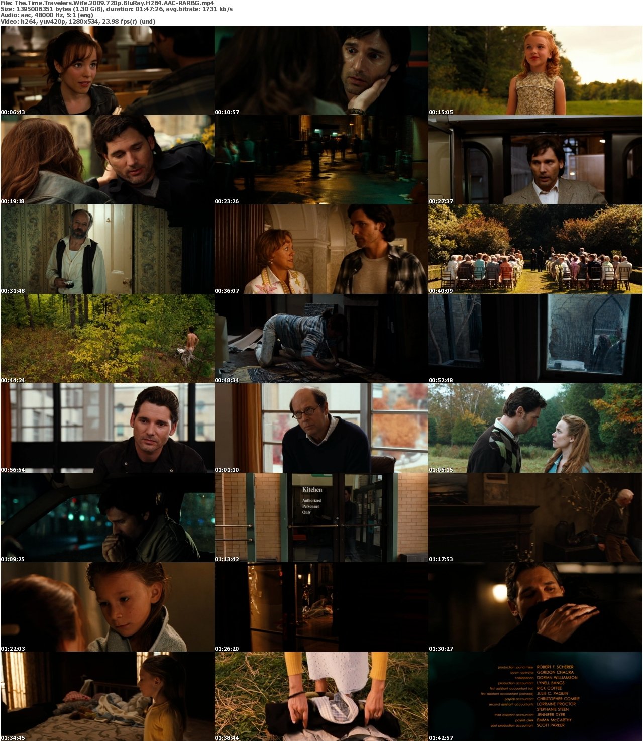 The Time Travelers Wife 2009 720p BluRay H264 AAC-RARBG