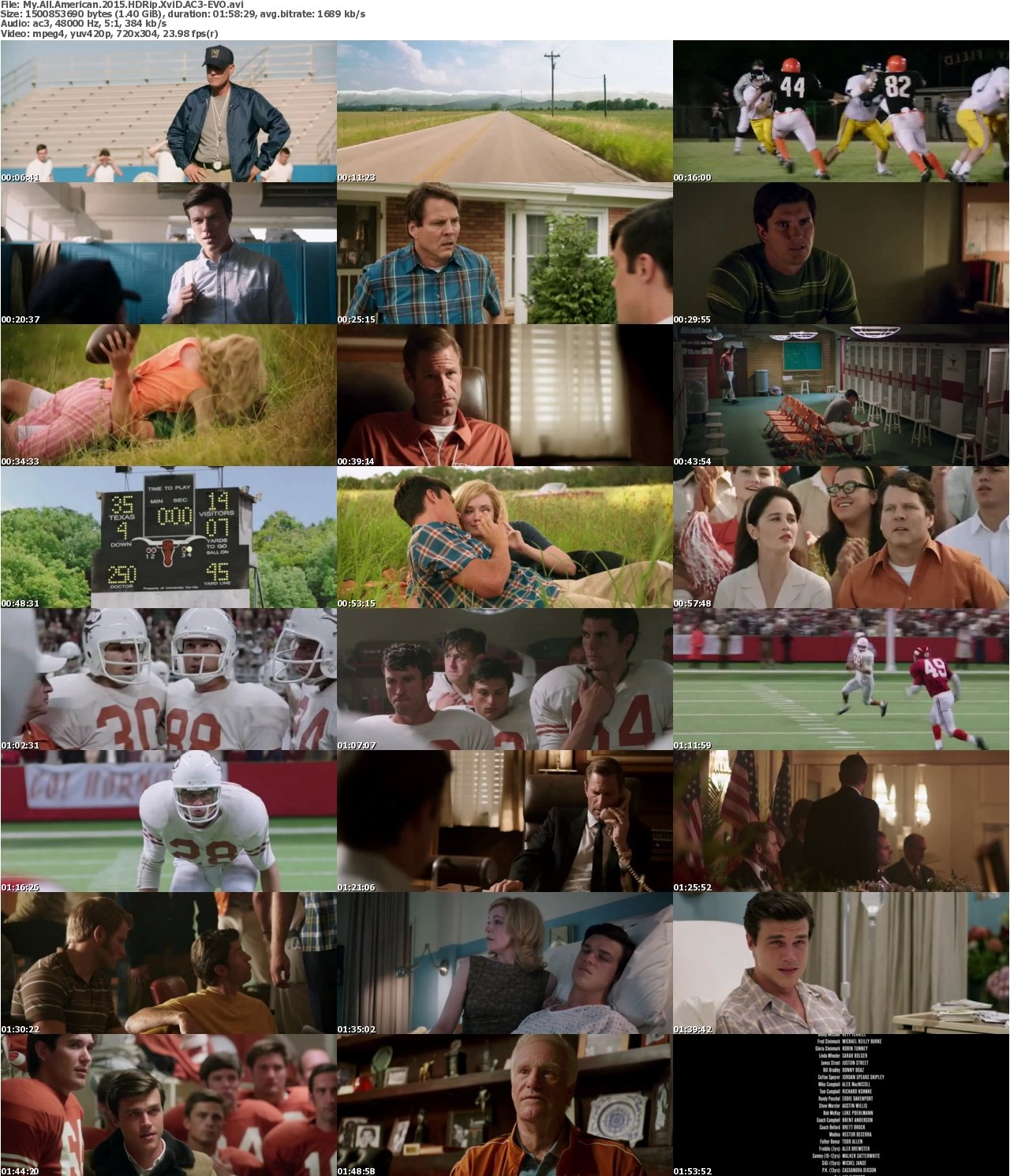 My All American 2015 HDRip XviD AC3-EVO