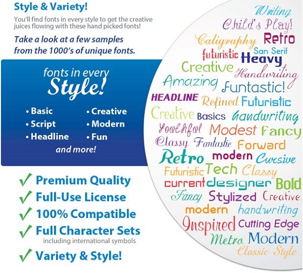 font pack pro master collection