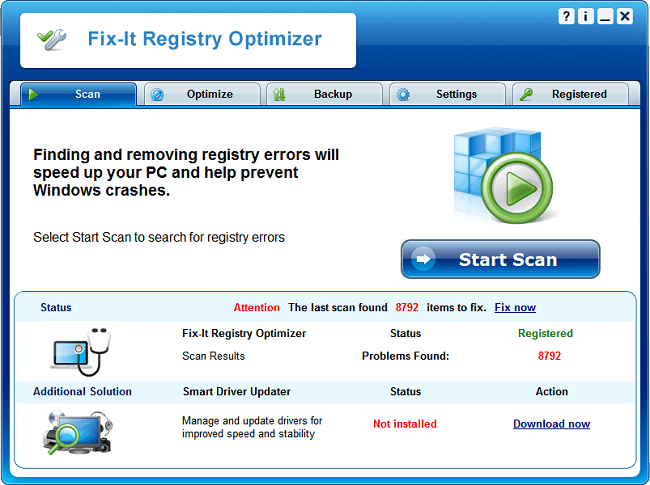 Smart PC Fix-It Registry Optimizer 3.0 DC 05.02.2016 + Portable