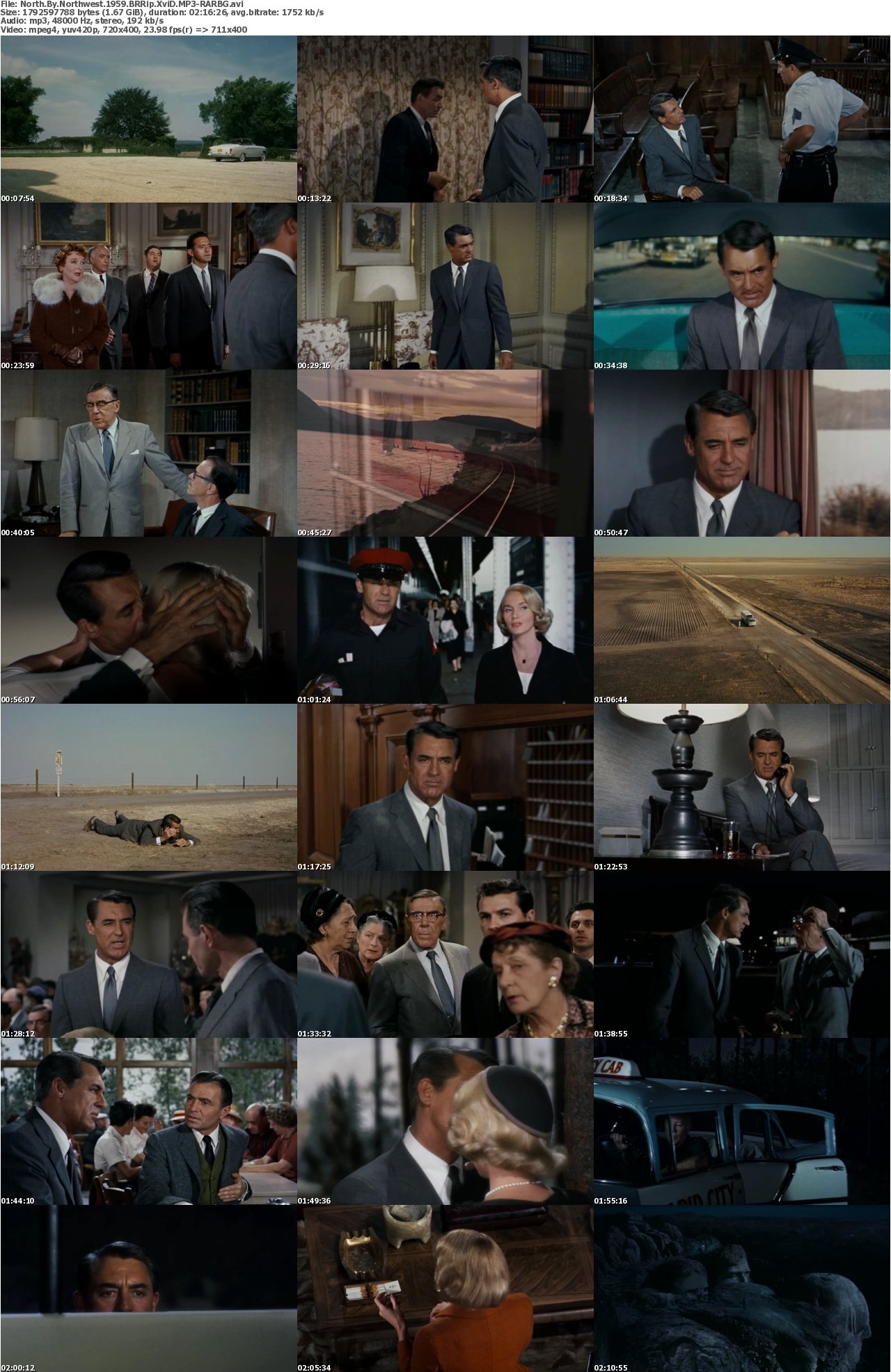 North By Northwest 1959 BRRip XviD MP3-RARBG