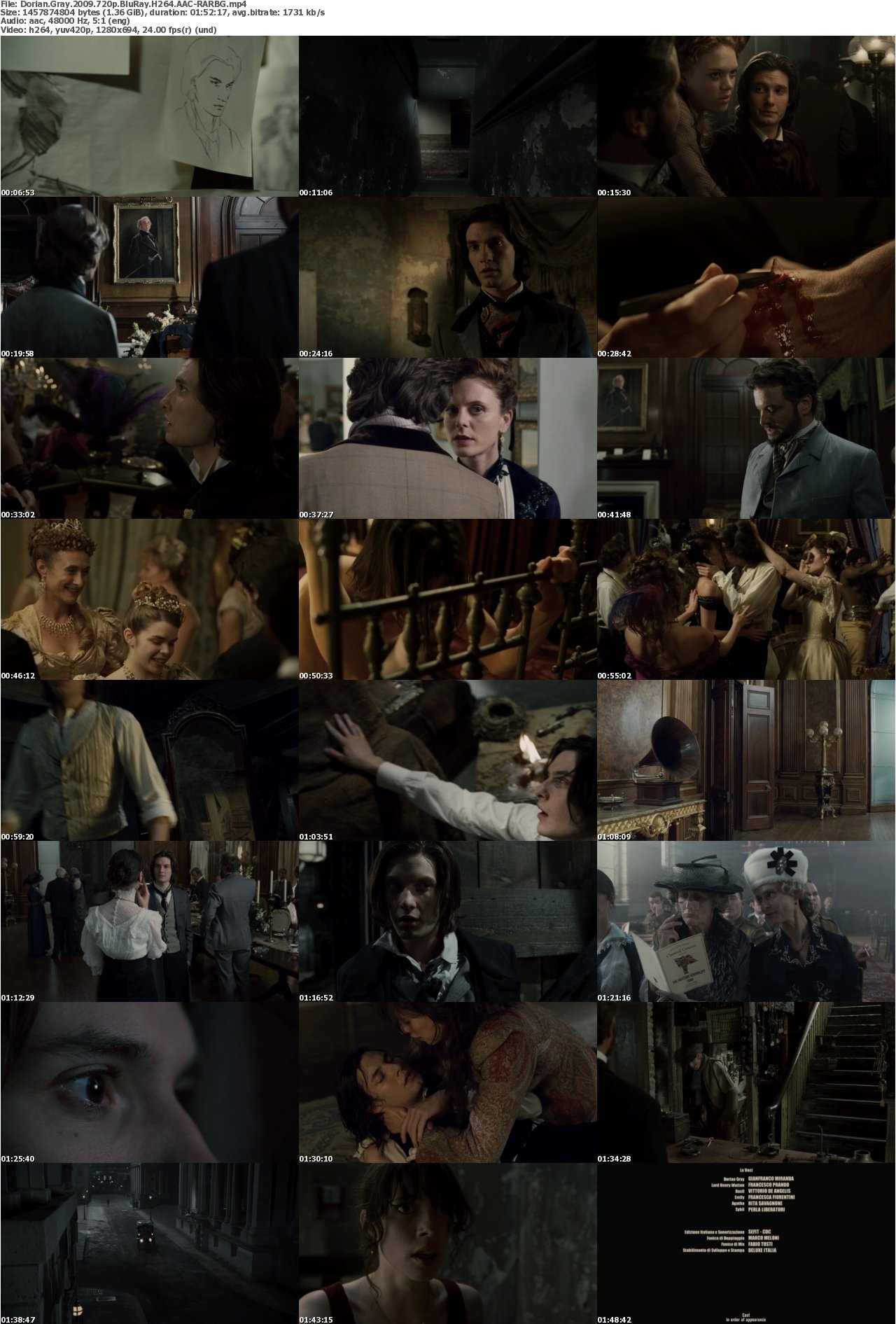 Dorian Gray 2009 720p BluRay H264 AAC-RARBG