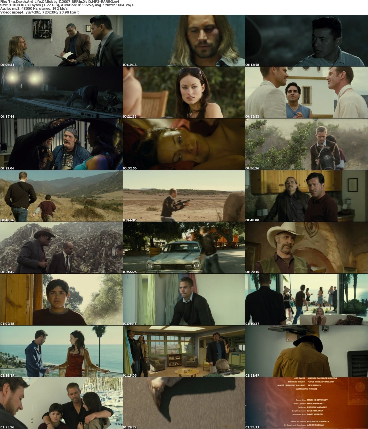 The Death And Life Of Bobby Z 2007 BRRip XviD MP3-RARBG