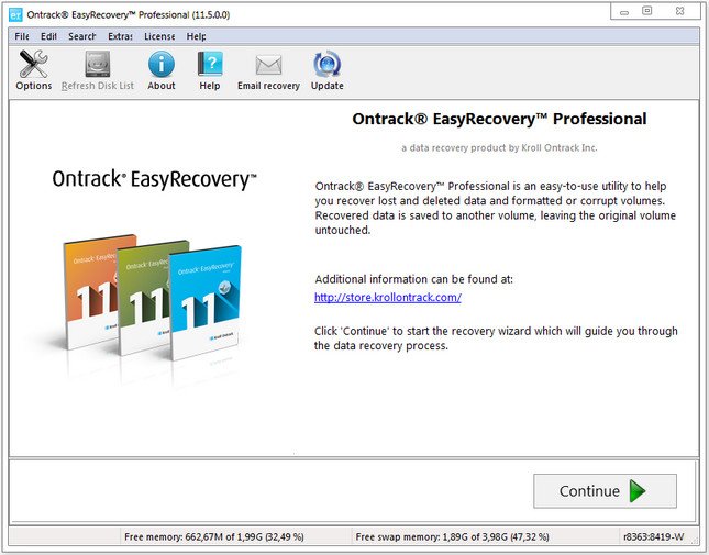 ontrack easy recovery portable