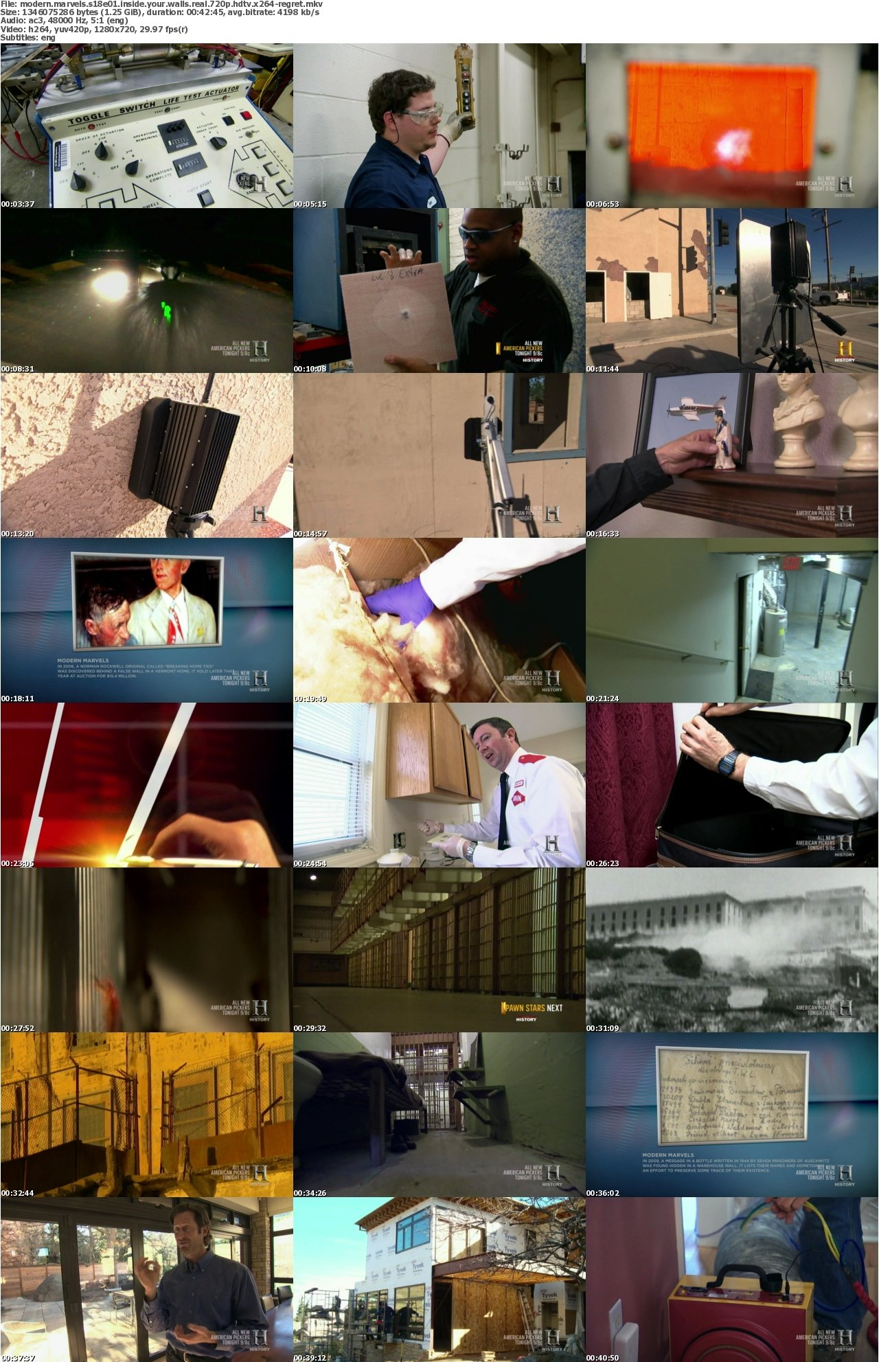 Modern Marvels S18E01 Inside Your Walls REAL 720p HDTV x264-REGRET
