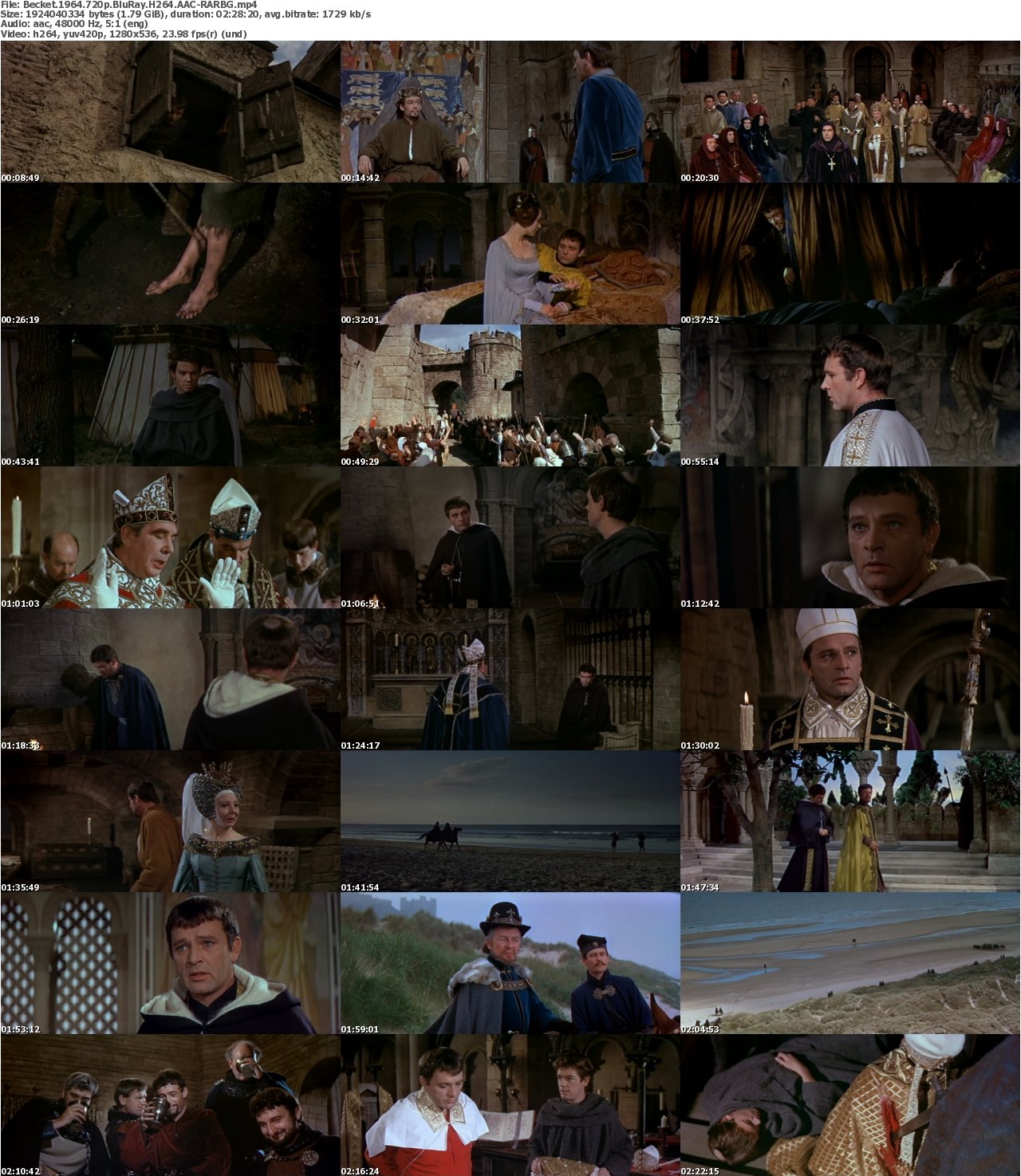Becket 1964 720p BluRay H264 AAC-RARBG