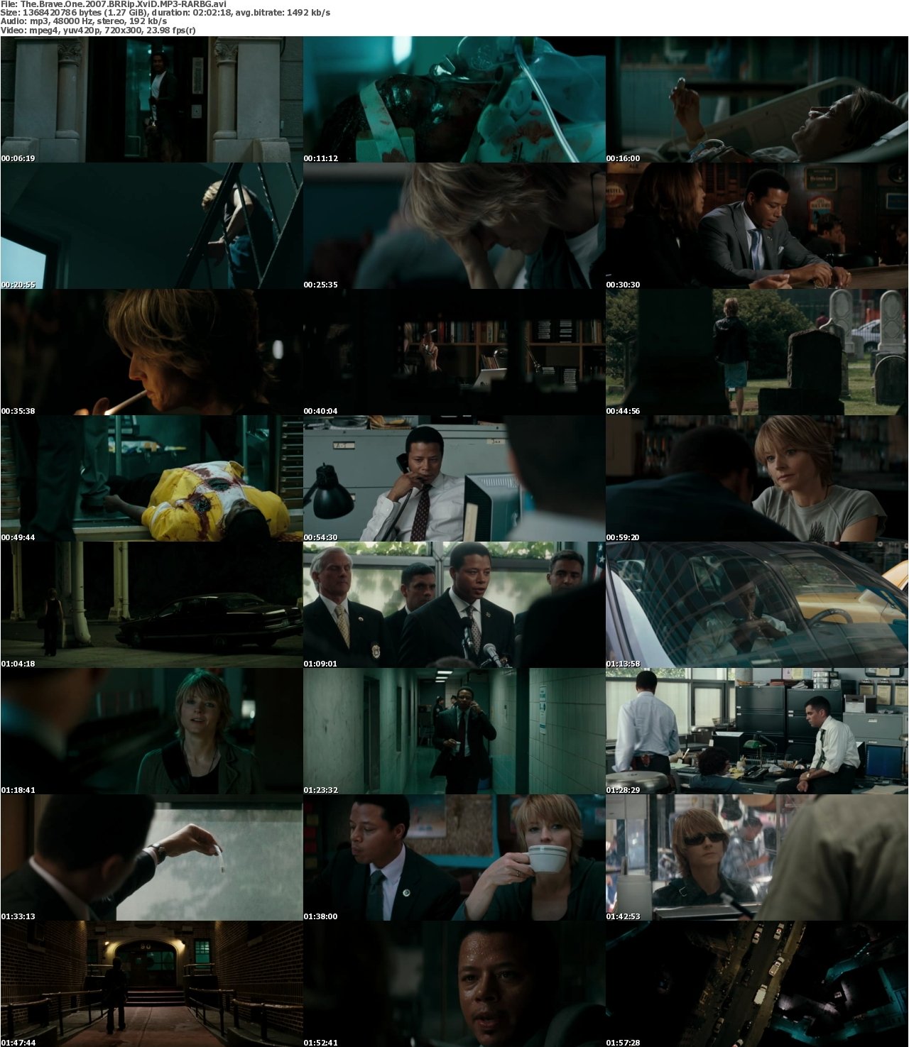 The Brave One 2007 BRRip XviD MP3-RARBG