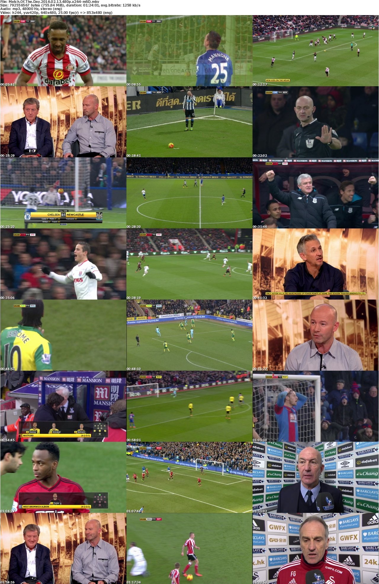 Match Of The Day 2016 02 13 480p x264-mSD