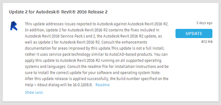 Autodesk Revit 2016 R2 Update 2