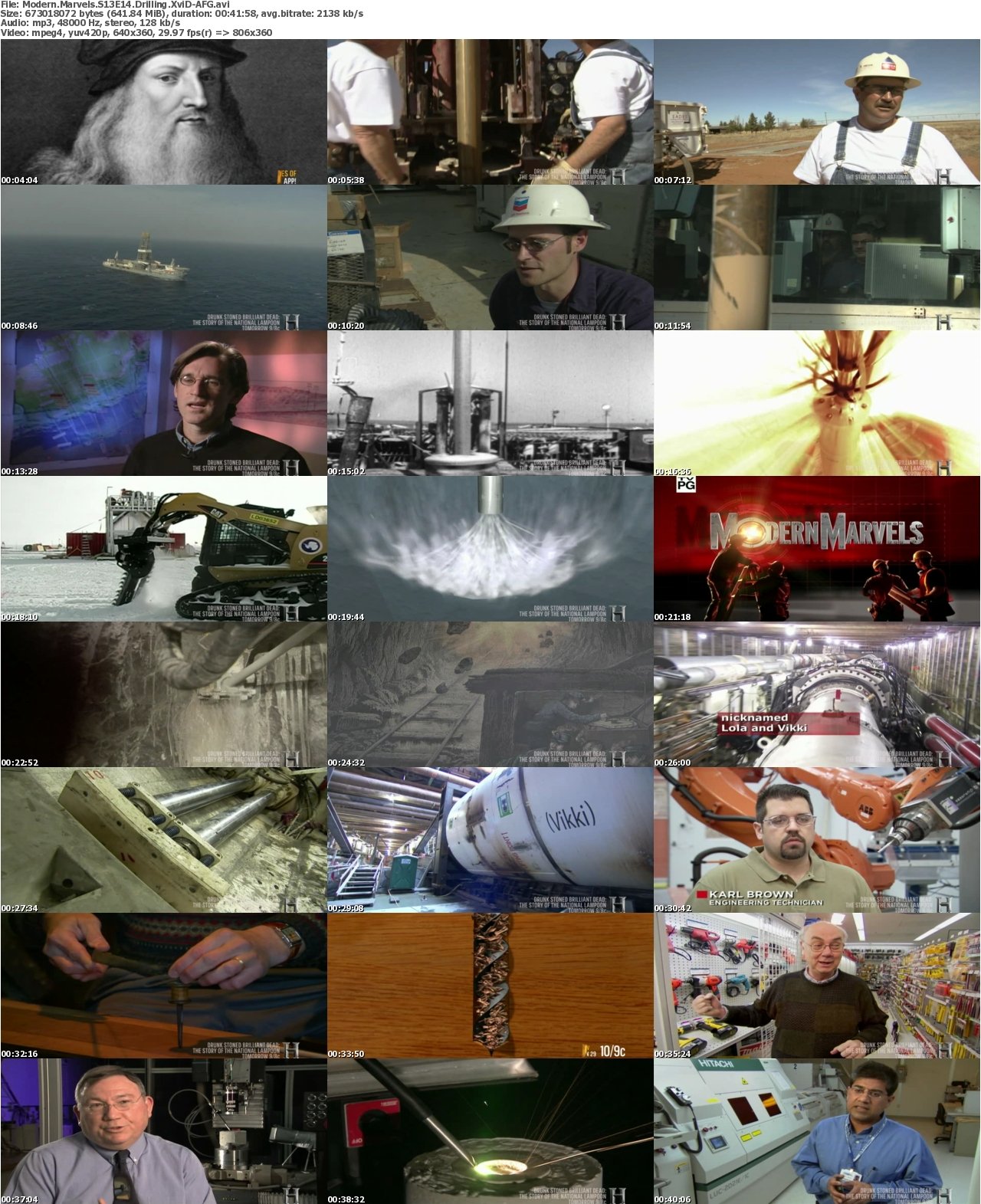 Modern Marvels S13E14 Drilling XviD-AFG