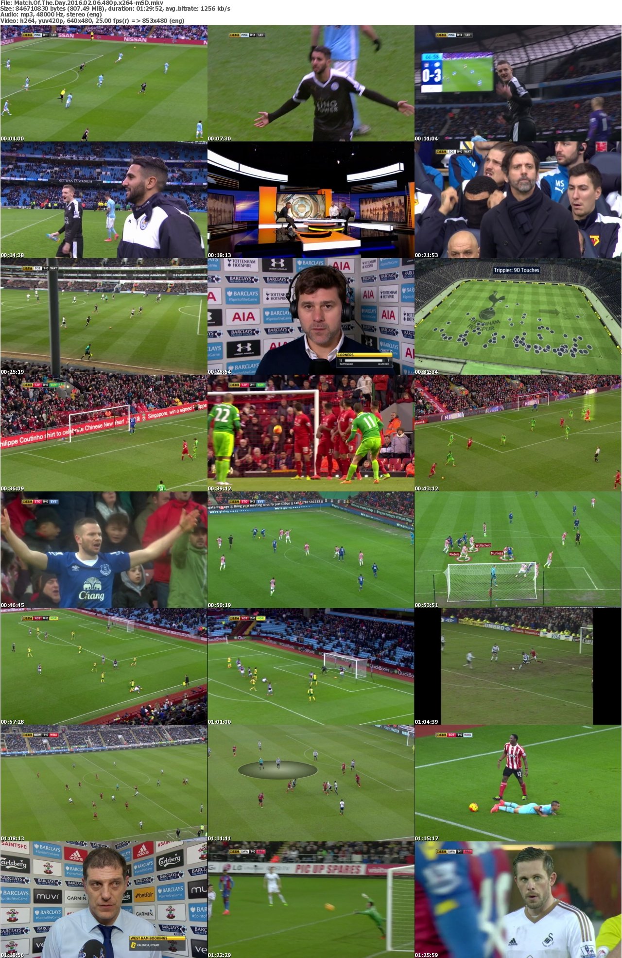 Match Of The Day 2016 02 06 480p x264-mSD