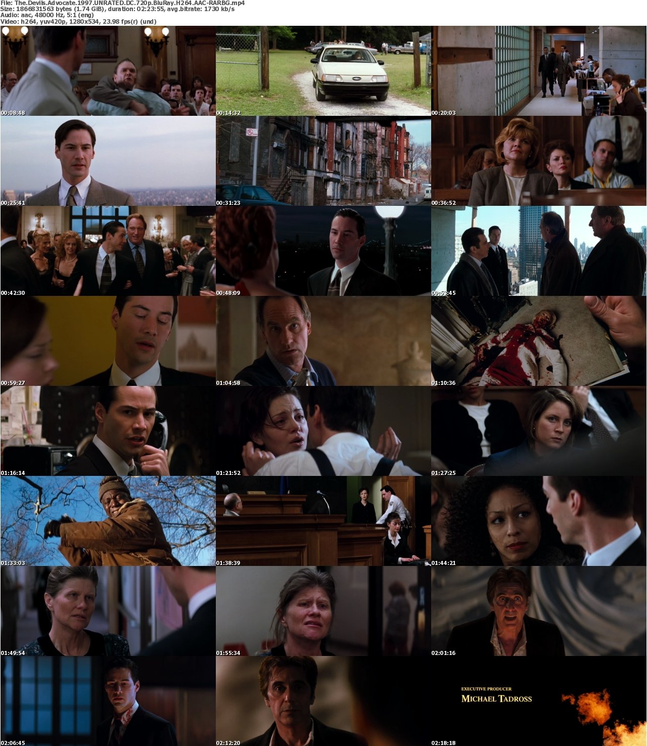 The Devils Advocate 1997 UNRATED DC 720p BluRay H264 AAC-RARBG