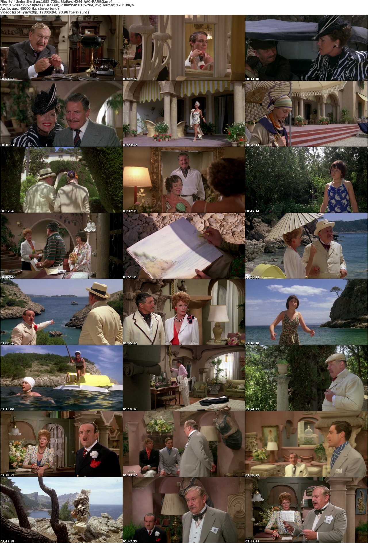 Evil Under the Sun 1982 720p BluRay H264 AAC-RARBG