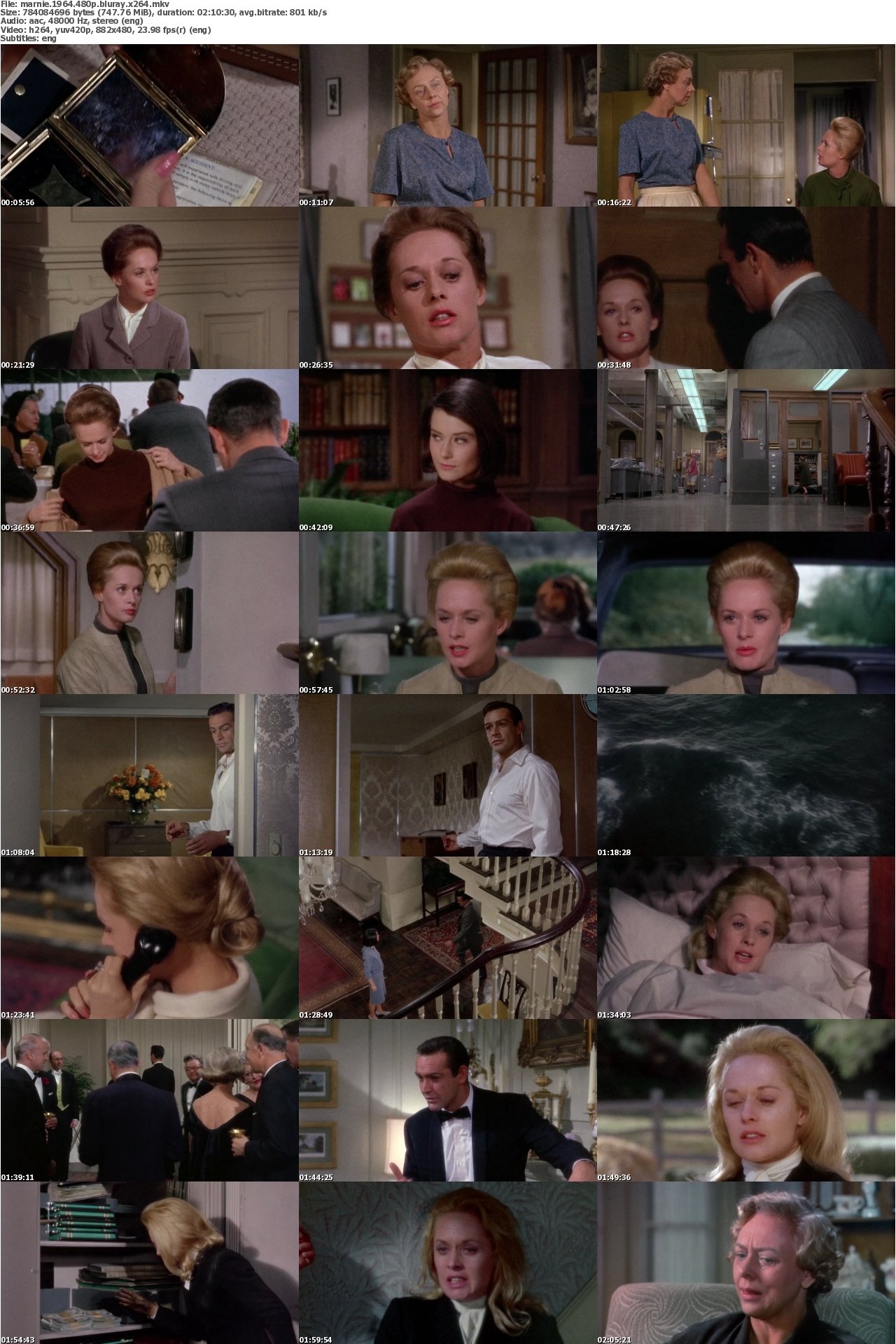 Marnie 1964 480p BluRay x264