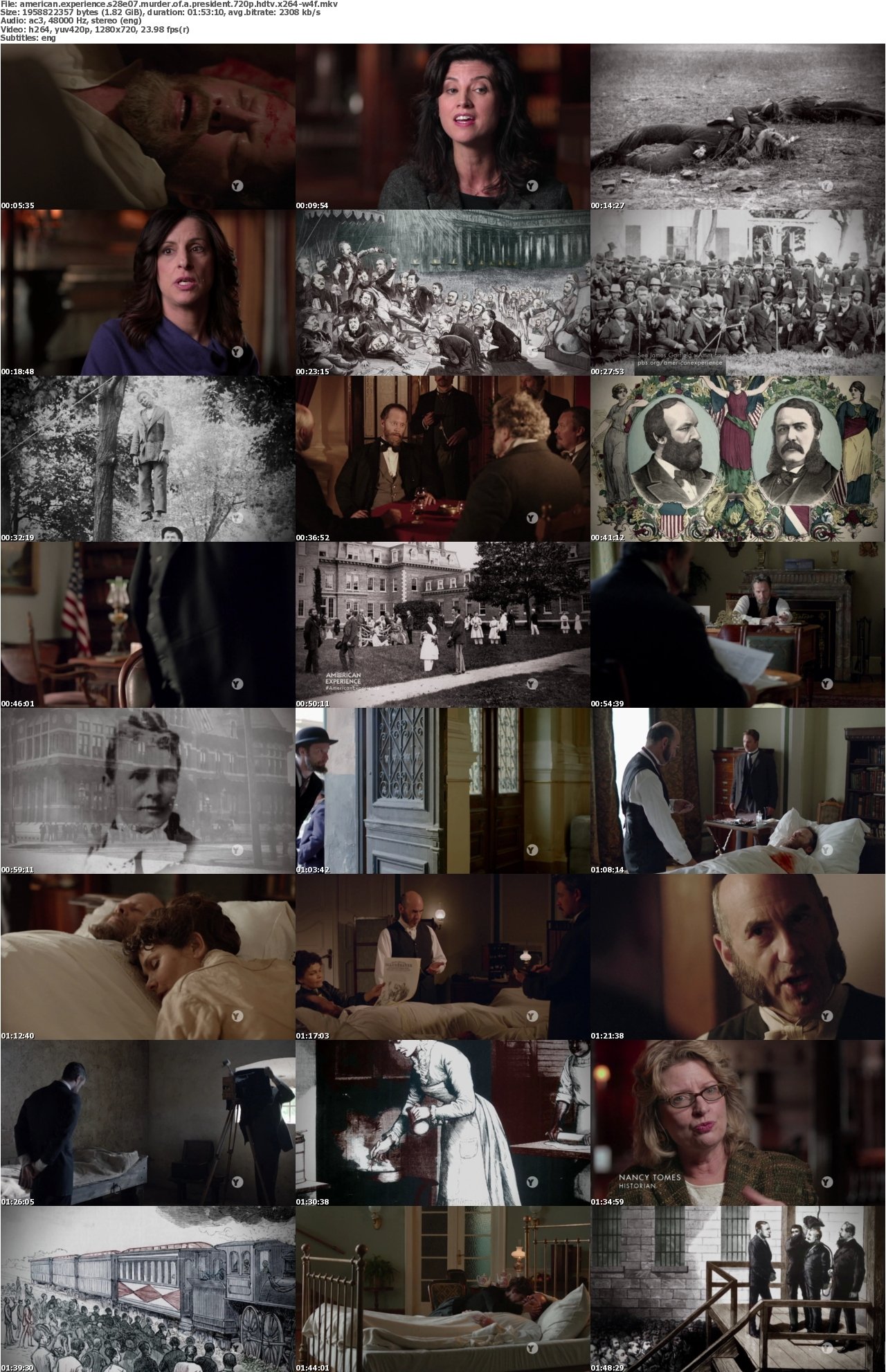 American Experience S28E07 Murder of a President 720p HDTV x264-W4F