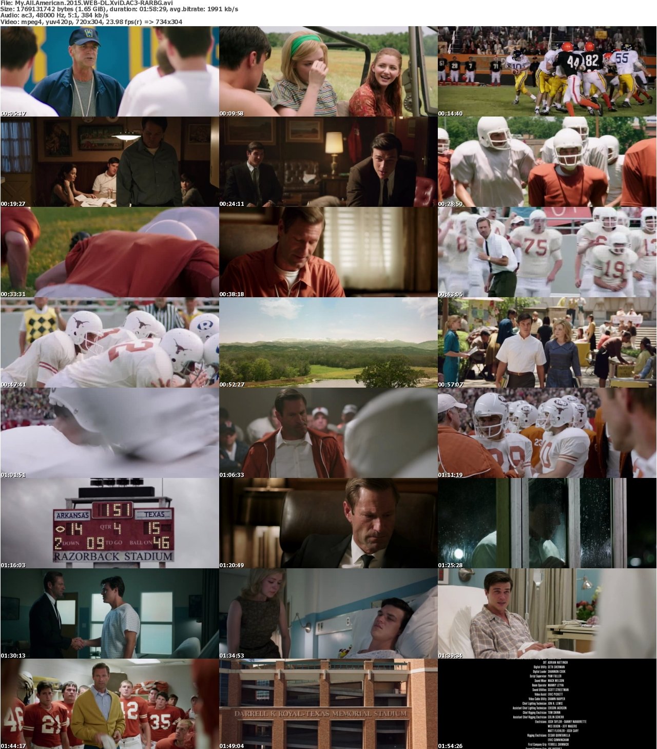 My All American 2015 WEB-DL XviD AC3-RARBG
