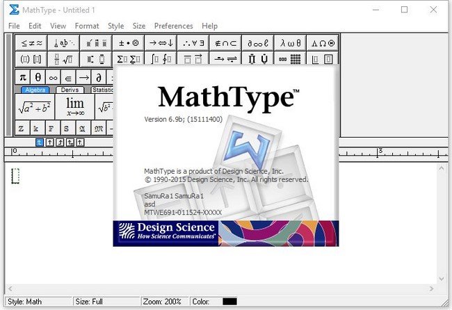MathType 7.6.0.156 instal