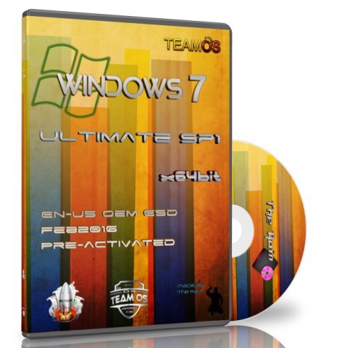Windows 7 Ultimate Sp1 x64 En-Us ESD Feb 2016 Pre-Activated
