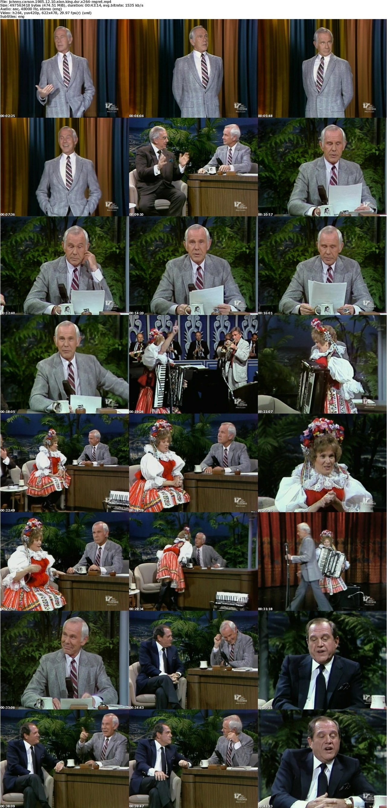 Johnny Carson 1985 12 10 Alan King DSR x264-REGRET